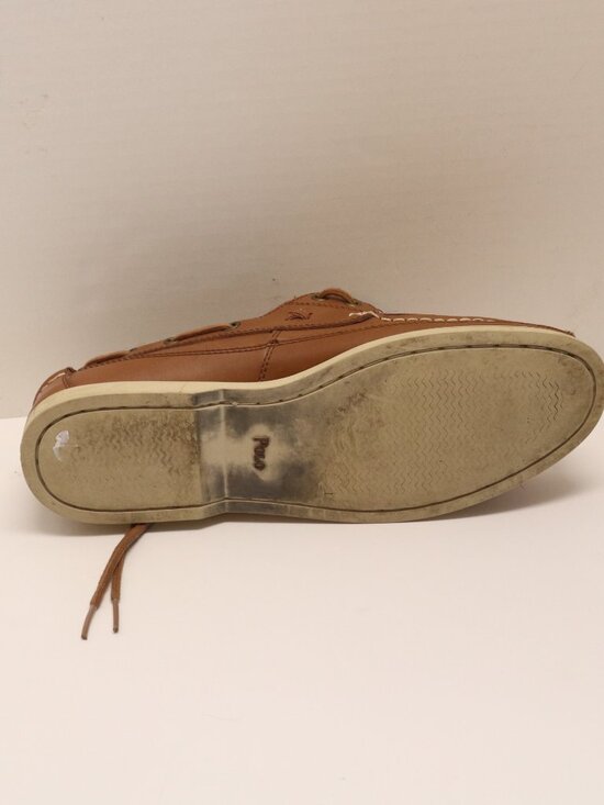 Polo Shoes Barx Leather Upper PU Lining 0862 D14 Size 10D Tan main image 11